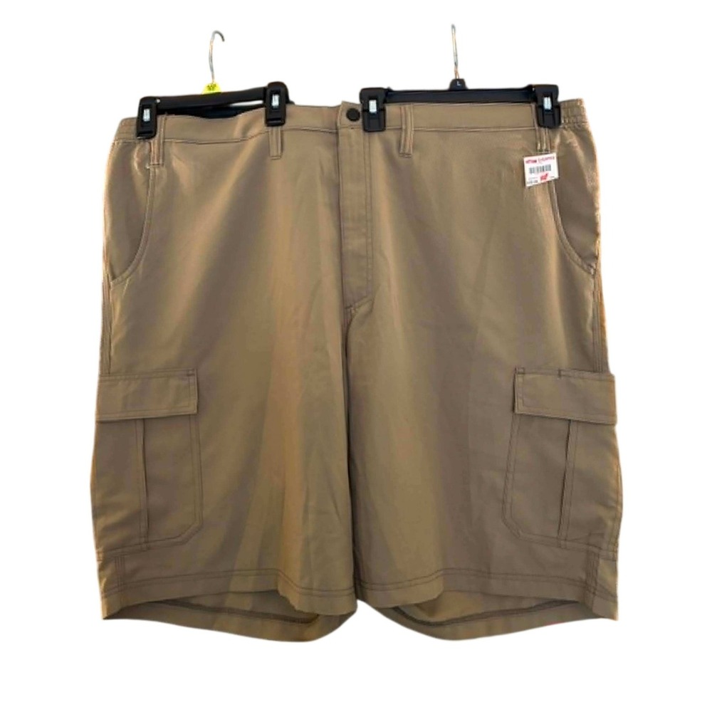 Lee Cargo Shorts Mens 48 Tan Nylon Spandex Utility Hiking Gorpcore